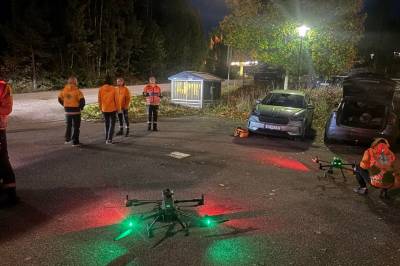 Derfor hører du droner i kveld: – Gjør det for å redde liv
