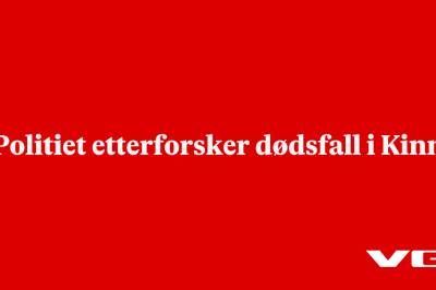 Politiet etterforsker dødsfall i Kinn