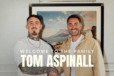 Eddie Hearn slår tilbake når Tom Aspinall signerer for Matchroom