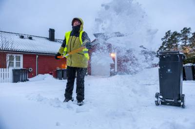 Her laver snøen ned: – Gjelder å være tålmodig