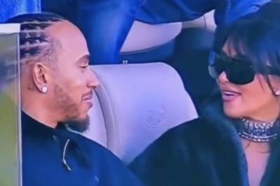 Dukket opp sammen i Super Bowl-suite