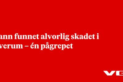 Mann funnet alvorlig skadet i Elverum – én pågrepet