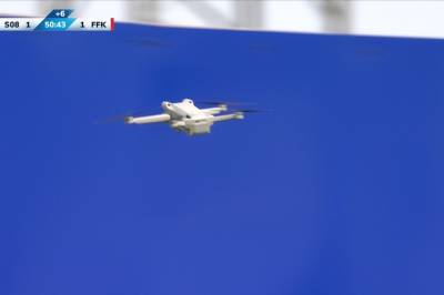 Eliteseriekamp stoppet av drone