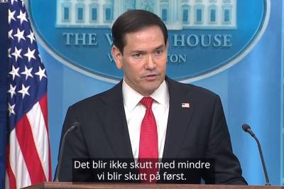USAs utenriksminister: – Epic Fury er avsluttet