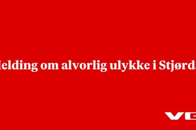 Melding om alvorlig ulykke i Stjørdal