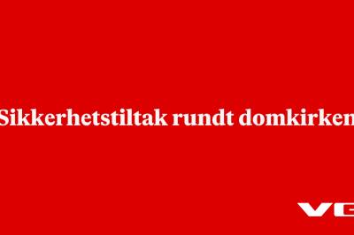 Sikkerhetstiltak rundt domkirken