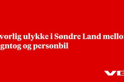 Alvorlig ulykke i Søndre Land: - Fremstår alvorlig