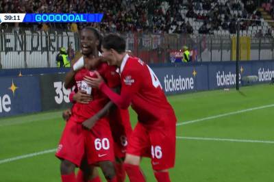 Kouadio setter 1-0 mot Cagliari