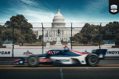 Et historisk IndyCar-løp ble avholdt i sentrum av Washington D.C. i anledning USAs 250-årsjubileum