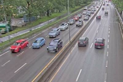 Store trafikale problemer: - Det er mye kø