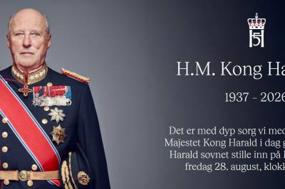 H.M. Kong Harald V er død