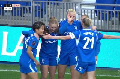 Wilma Leidhammar setter 1-0 mot Charlton Athletic