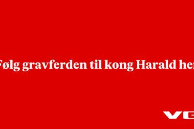 Følg gravferden til kong Harald her