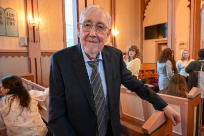 Arve (88) fikk høre verket på «hjemmebane»