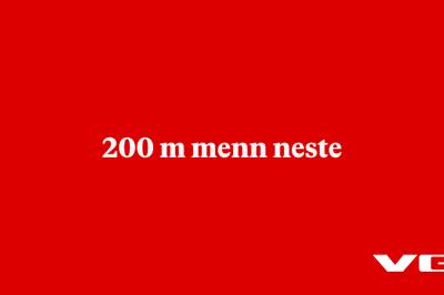 200 m menn neste