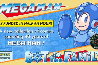 Ny offisiell Mega Man-bok med tegneserier er en suksess på Kickstarter