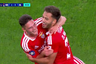 Sudakov med scoring for Benfica