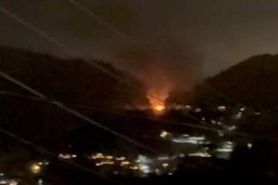 Flammer og skudd ved bolig i Bergen