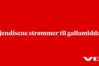 Kjendisene strømmer til gallamiddag