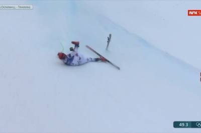 Her faller OL-håpet på første trening