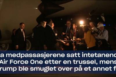 Trump smuglet ut uten at medpassasjerer ble sikret: – Får mange trusler