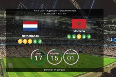 Nederland mot Marokko – Lagoppstillinger, statistikk og spådom: En VM-blockbuster i Monterrey