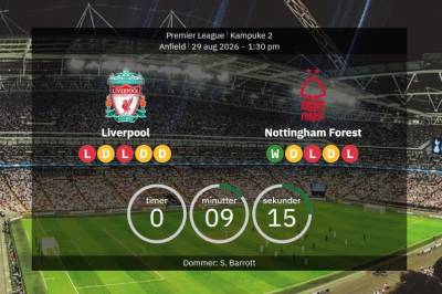Liverpool jakter første seier: Slik stiller de mot Nottingham Forest