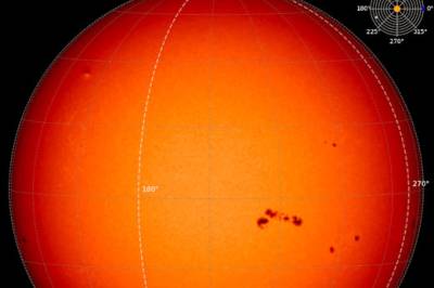 Gigantisk solflekk på vei mot jorden – ti ganger større enn kloden vår