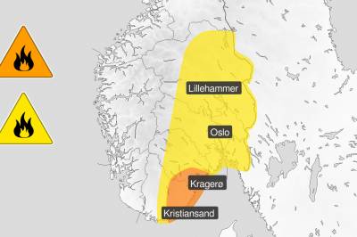Farevarsel for Nordre Follo