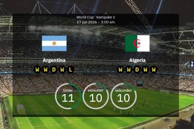 Argentina mot Algerie: VM 2026-lagoppstillinger, statistikk og forhåndsomtale