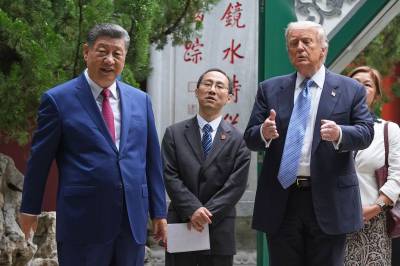 Møtet mellom Trump og Xi fortsetter