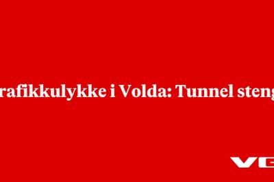 Trafikkulykke i Volda: Tunnel stengt
