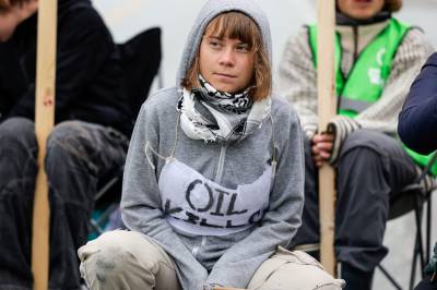 Greta Thunberg pågrepet i London