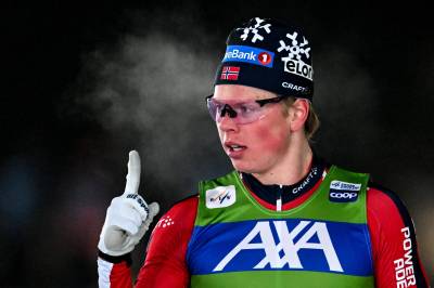 Heggen på pallen i Lake Placid: Evensen raste etter fall