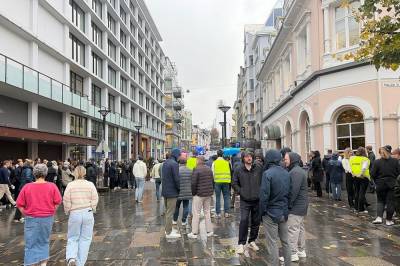 Togene sto stille i Bergen