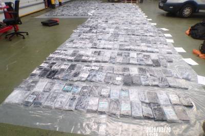 Enormt kokainbeslag: Skjult blant kjøkkenutstyr på vei til Norge