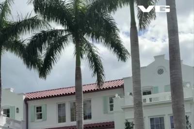 Fra utsiden av Jeffrey Epsteins hus