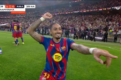 Raphinha sender Barcelona i føringen i Supercopa de España-finalen