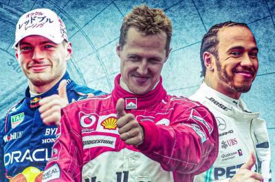 De 10 største førerne i Formel 1-historien
