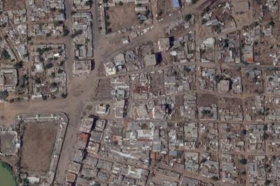 Tusenvis av mennesker skal være her. Men satelittbilder viser en spøkelsesby.