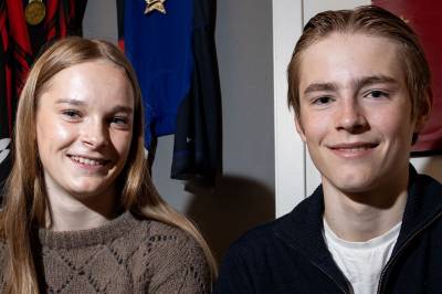 Løpetvillingane gjer «alt» i lag: – Alt har vore ein konkurranse