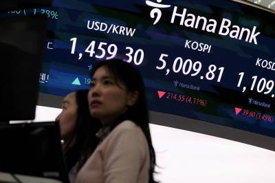 Asia-børsene faller etter global teknologikorreksjon