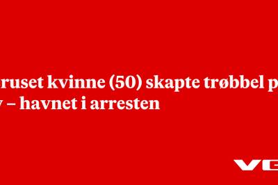 Beruset kvinne (50) skapte trøbbel på fly – havnet i arresten