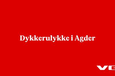 Dykkerulykke i Agder