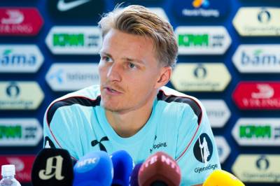 Ståle Solbakken og Martin Ødegaard møter pressen
