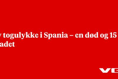 Ny togulykke i Spania – en død og 15 skadet