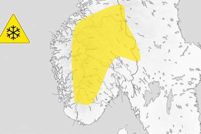 Farevarsel: Her blir det snø