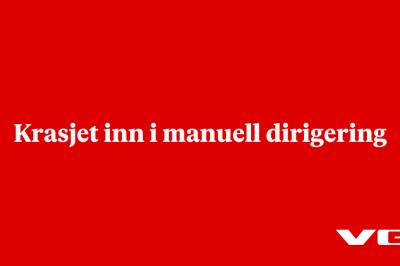 Krasjet inn i manuell dirigering