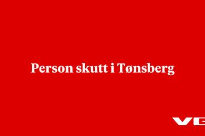 Person skutt i Tønsberg