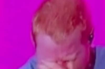 Ed Sheeran i tårer: - Visste ikke om jeg kom til å gå på scenen igjen
